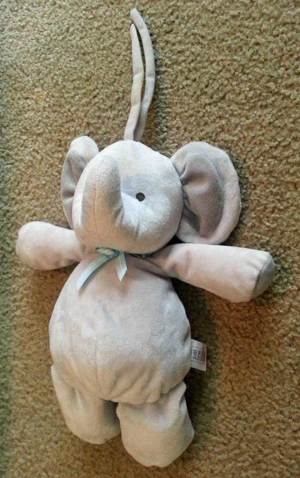 This photo was posted with a plea to help ease the mind of a child until his elephant toy was found.