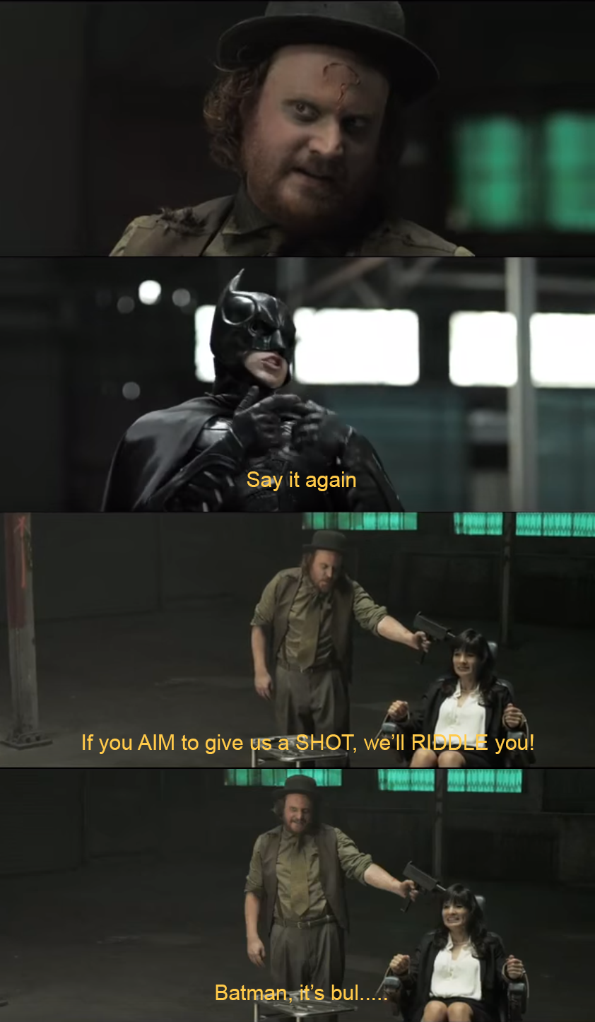 Hilarious Batman Riddle Fail