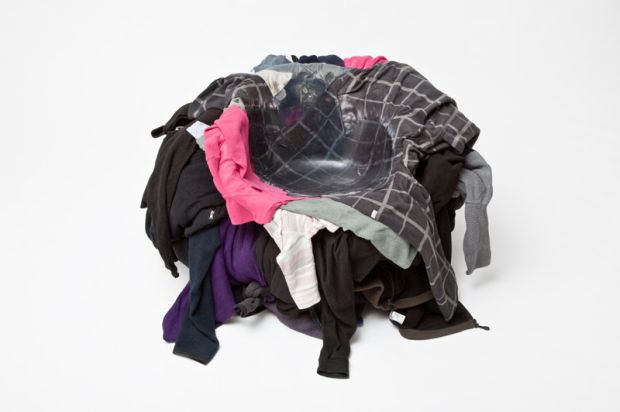 This is some thing modern. Love to throw your laundry on your chair? Now your laundry IS your chair!