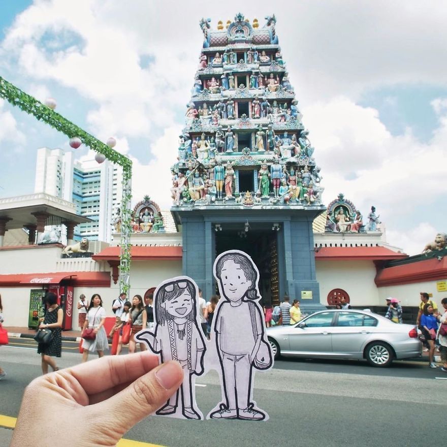 Sri Mariamman Temple, Singapore.