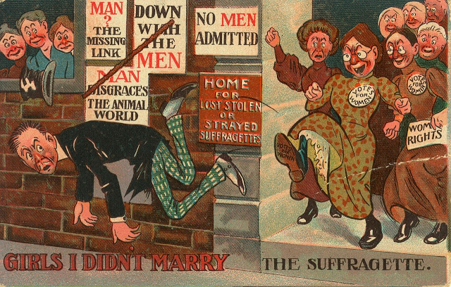 Vintage Postcards That Show Feminists Were Already Loathed A Hundred Years Ago