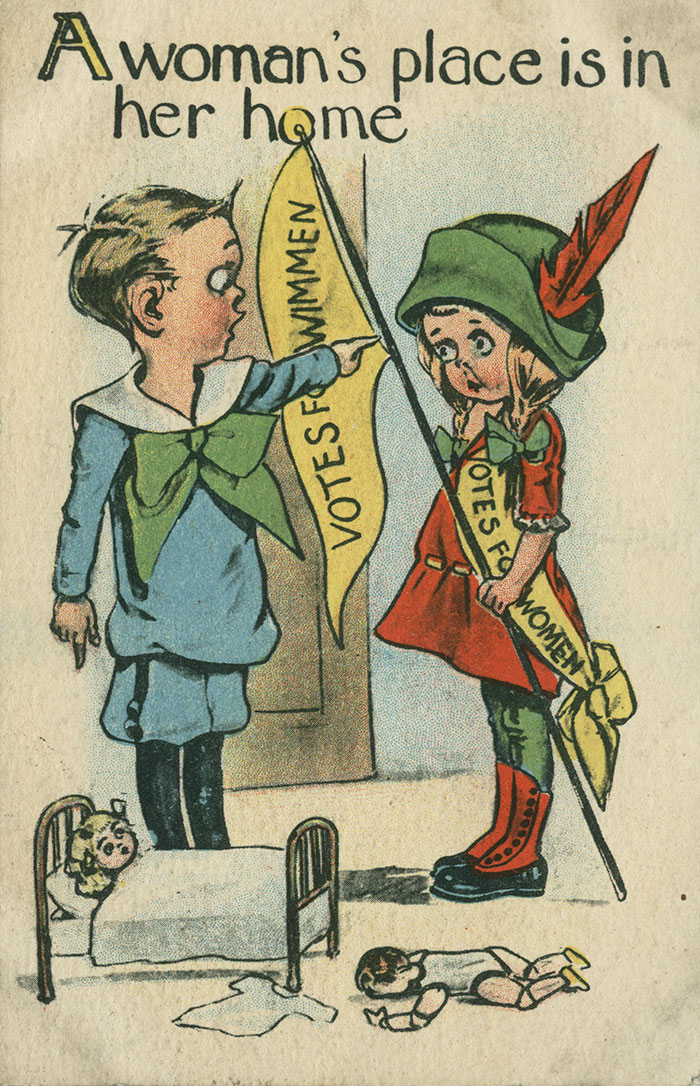 Vintage Postcards That Show Feminists Were Already Loathed A Hundred Years Ago