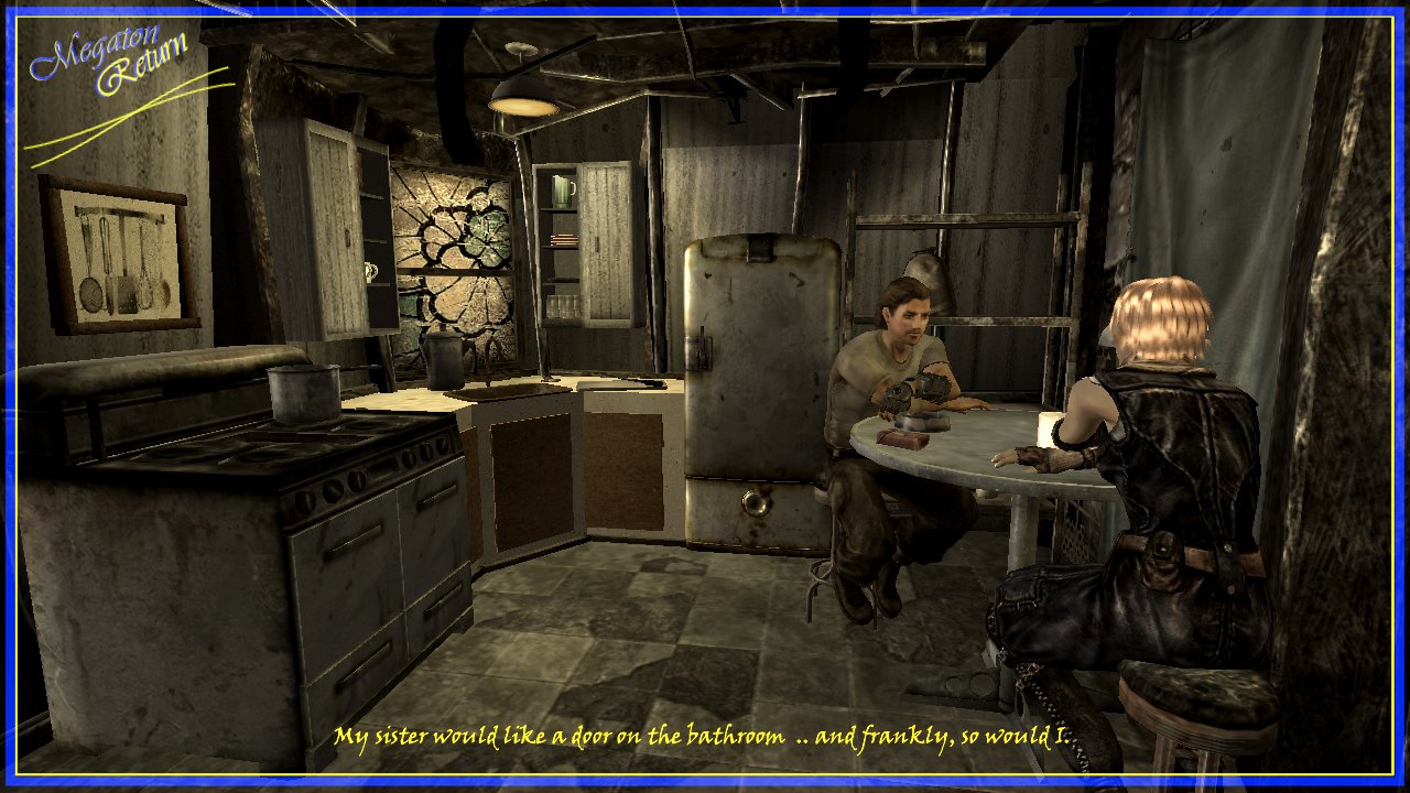pc game - Megaton Return My sister would a door on the bathroom .. and frankly, so would l... Nu