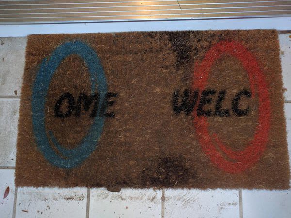 portal welcome mat - Come Welc