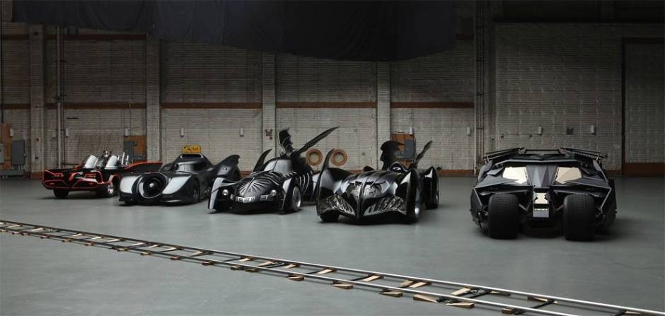 ...the Batmobile from the TV series up to the Nolan movies.