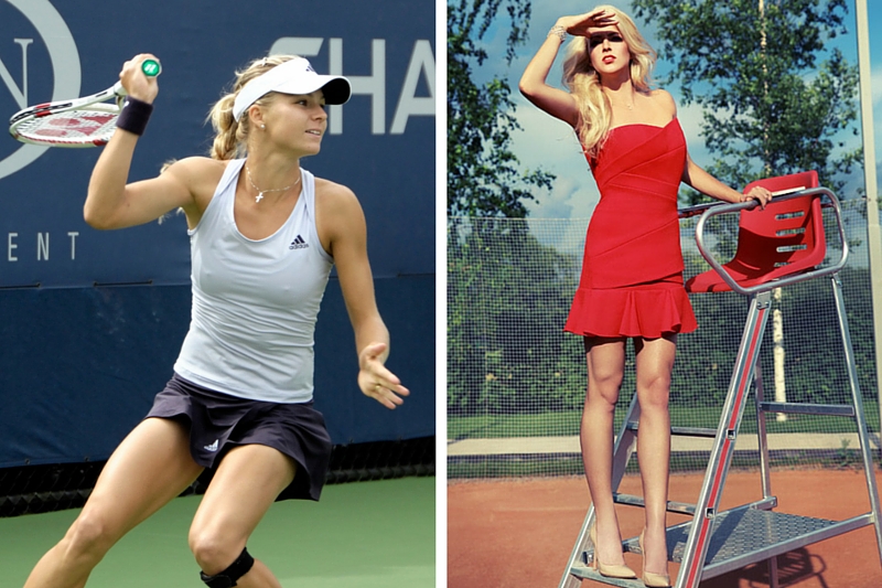 Maria Kirilenko, Tennis – Russia. Kirilenko is an aspiring model and professional tennis player. She was engaged to the hockey player Alexander Ovechkin, but they called it off. She won the Olympic bronze medal for doubles women at the London Olympics back in 2012.