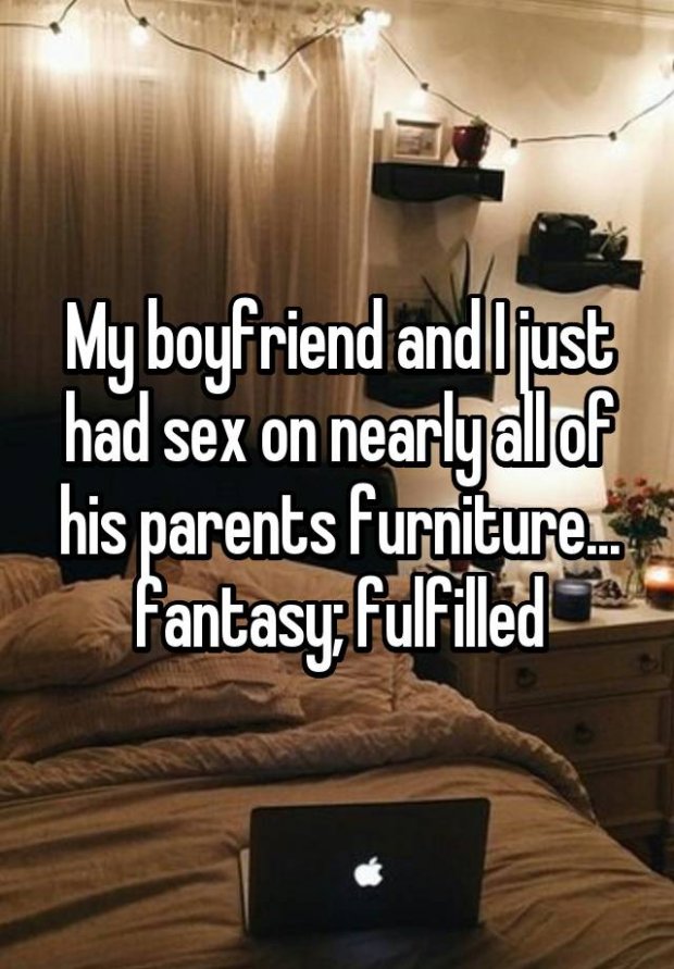 whisper - interior design - My boyfriend and ljust had sex on nearly all of his parents furniture. fantasy fulfilled