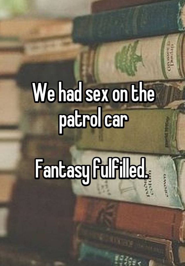 whisper - cash - Os We had sex on the patrol car Fantasy fulfilled.