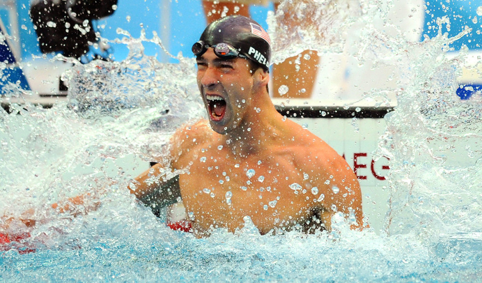 Swimmer Michael Phelps was the center of attention during the 2008 Beijing Olympic Games after winning an astonishing eight gold medals — a record never before achieved in the 112-year history of the modern Olympics.