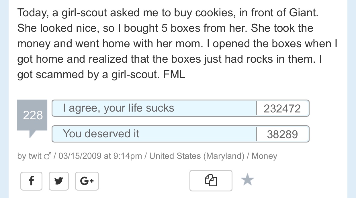 The Best Of FML Confessions