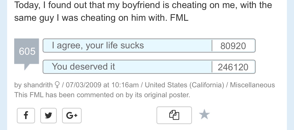 The Best Of FML Confessions