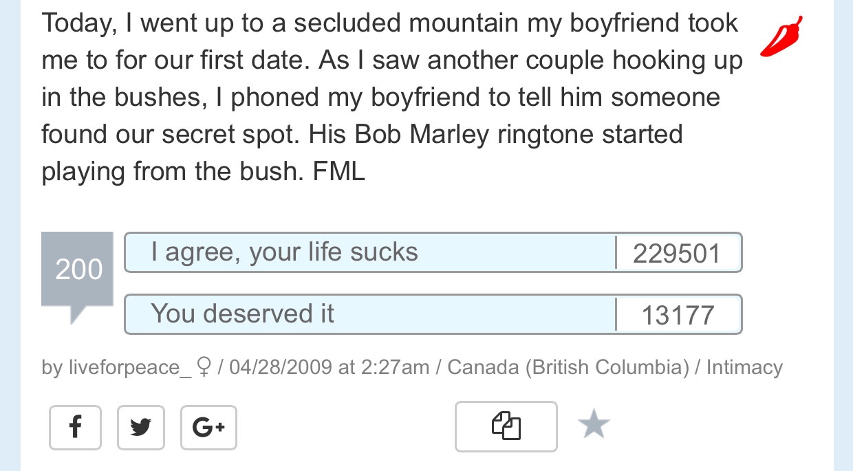 The Best Of FML Confessions