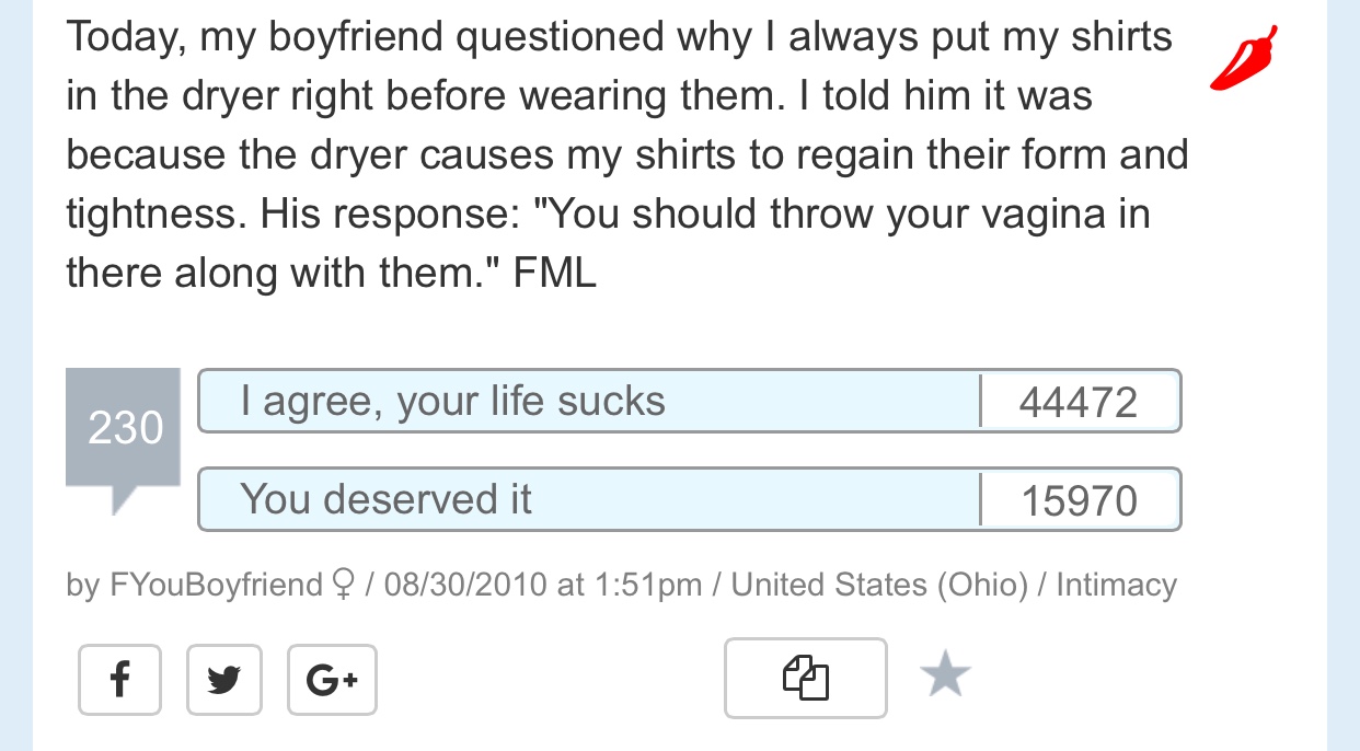 The Best Of FML Confessions