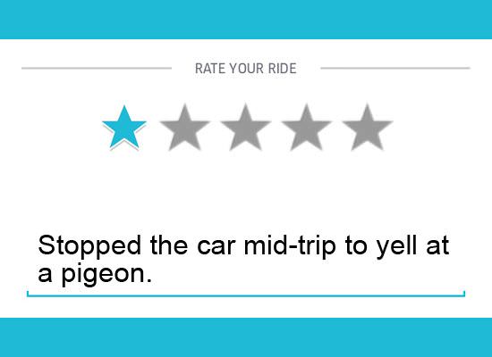 Top 10 One-Star Uber Driver Reviews