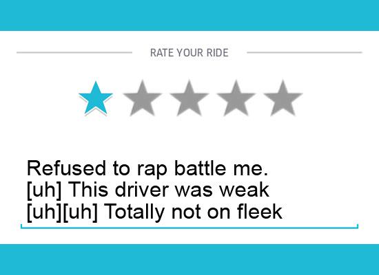 Top 10 One-Star Uber Driver Reviews