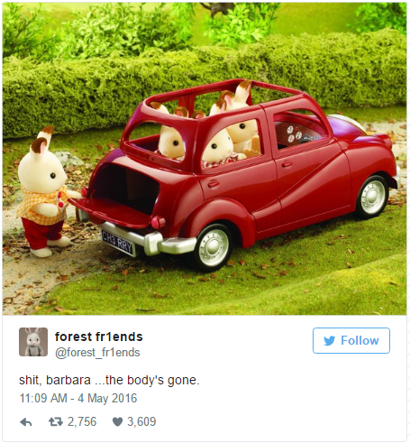 Dark Sylvanian Families Is Dark Humor At Its Best