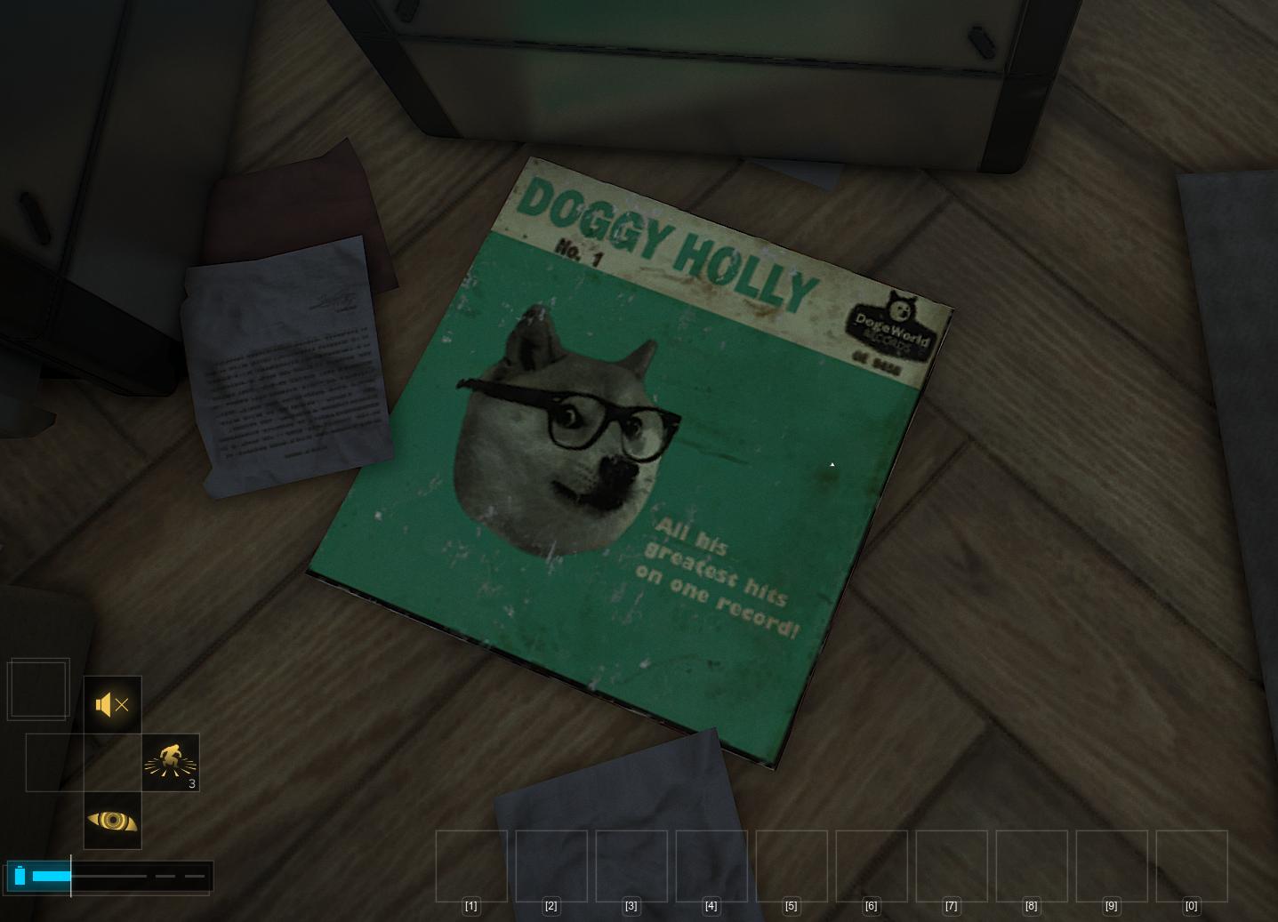 deus ex 1 memes - Doggy Holly All his greatest hits on one record!