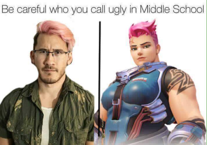 zarya overwatch - Be careful who you call ugly in Middle School