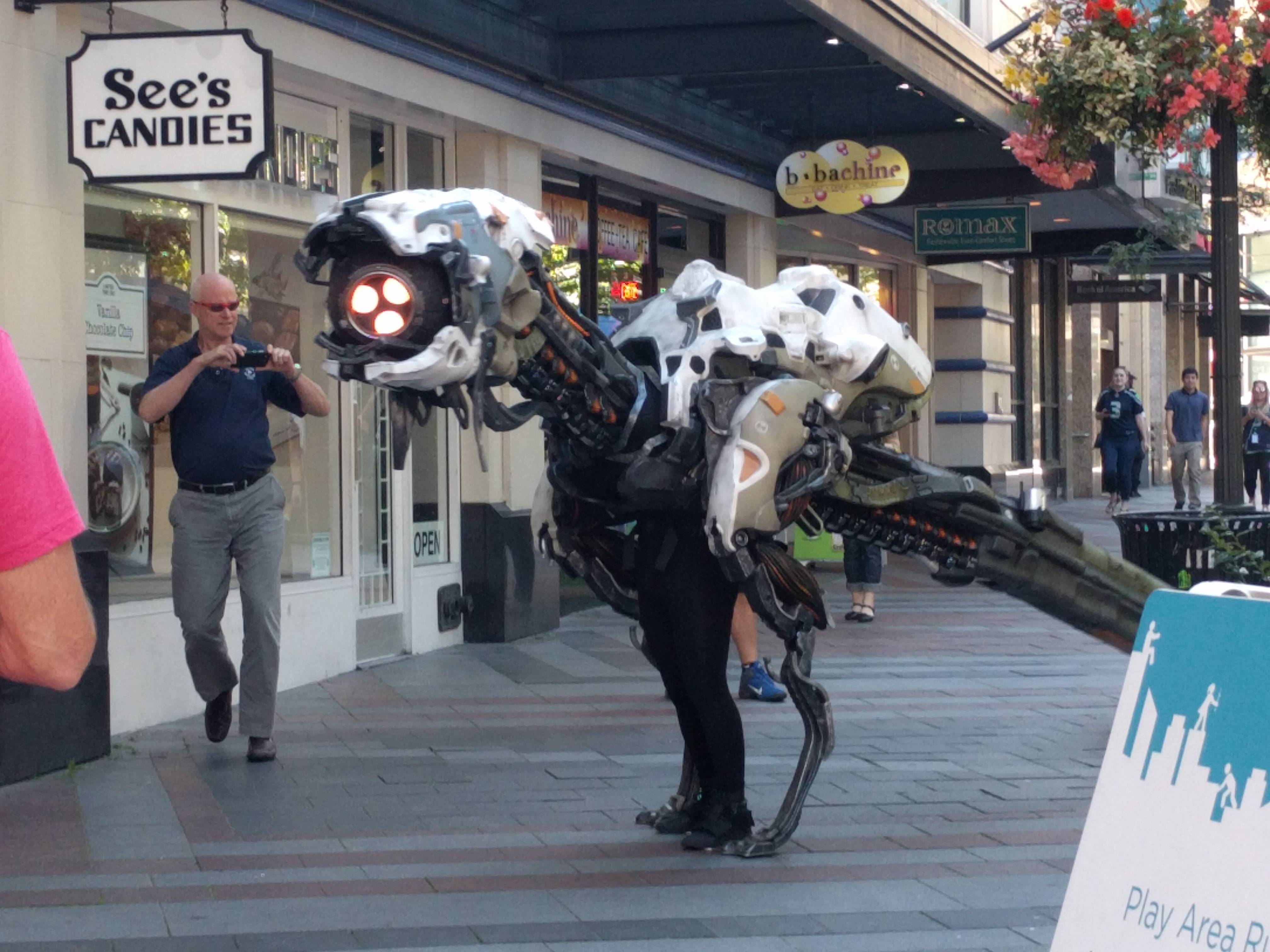 horizon zero dawn robot cosplay - See's Candies b.bachine Romax Play Area Re