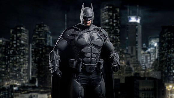 Special creature effects expert Julian Checkley created the special Batman suit.