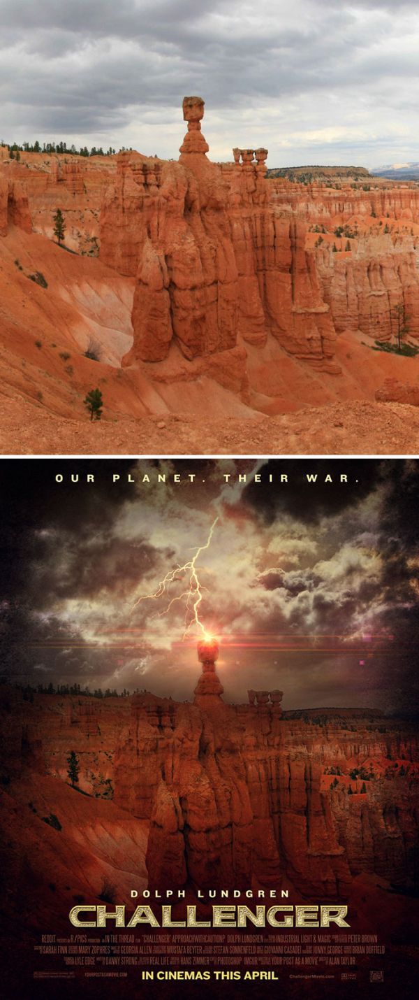 Regular Photos Turned Into Epic Movie Posters
