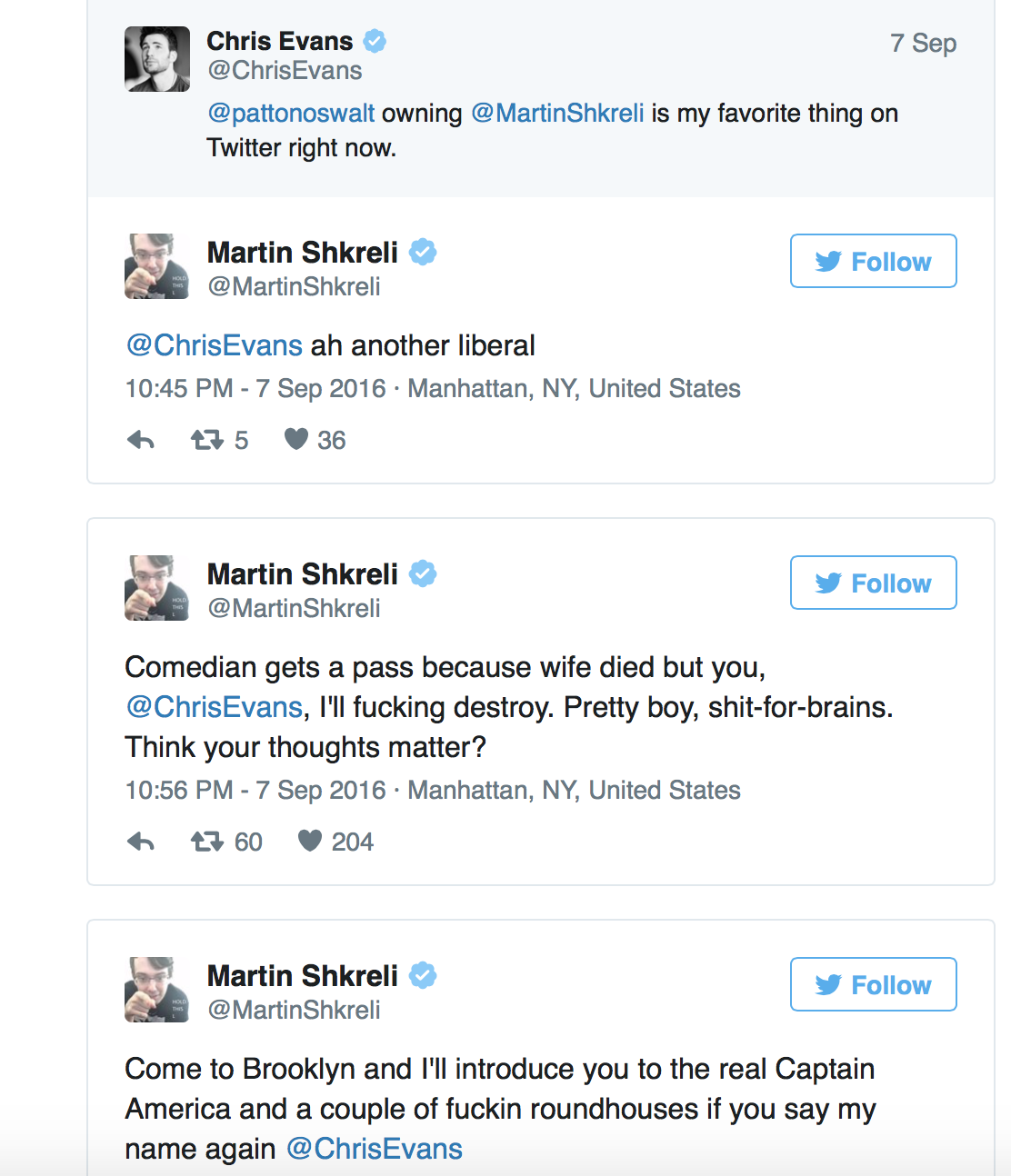 PharmaBro Martin Shkreli Challenges Chris