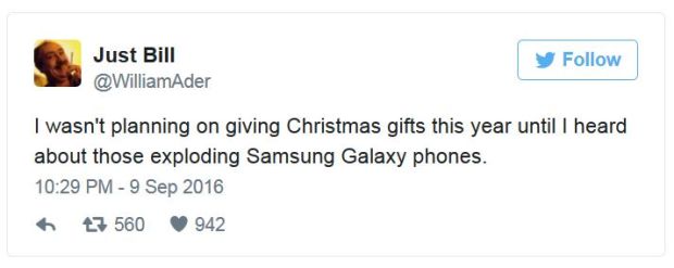 Some Of The Best Reactions About Exploding Samsung Smartphones