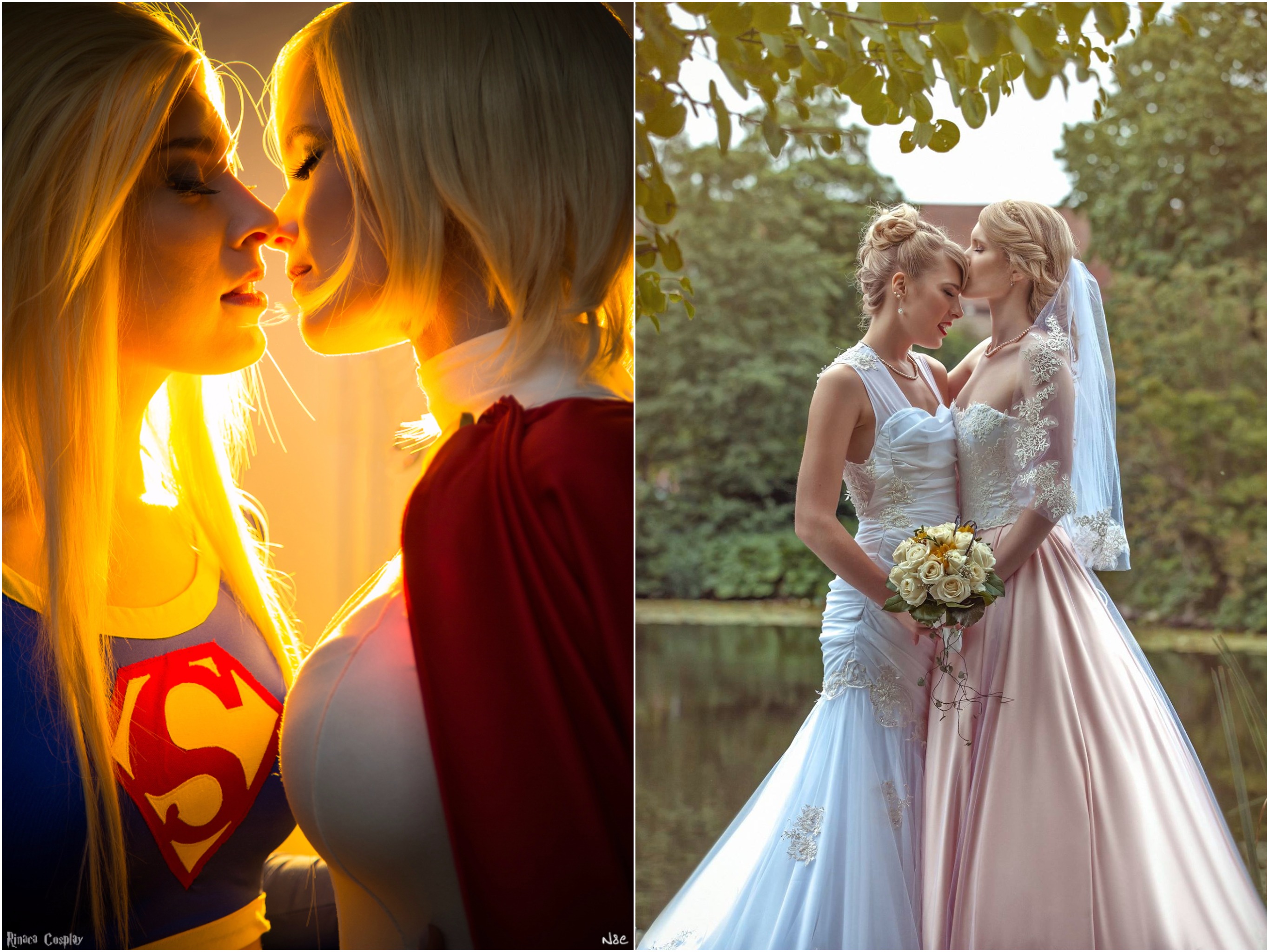 BTW: Comparing Powergirl's rack to the wedding photos... I call shenanigans.