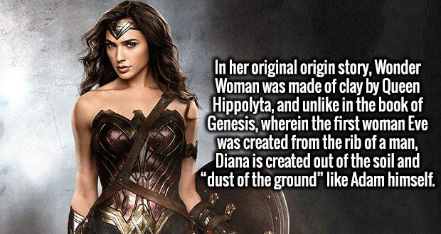 paige as wonder woman - In her original origin story, Wonder Woman was made of clay by Queen Hippolyta, and un in the book of Genesis, wherein the first woman Eve was created from the rib of a man, Diana is created out of the soil and "dust of the ground"