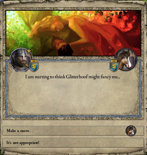 crusader kings 2 sex - I am starting to think Glitterhoof might fancy me... Make a move. It's not appropriate!