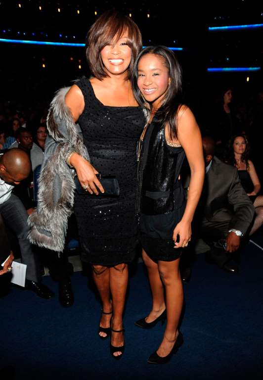 Bobbi Kristina Brown. After Whitney Houston's tragic death, her daughter Bobbi K. Brown entered a deathly spiral of scandals, alcohol and drugs. In January of 2015 she was found unconscious in a bath tub, tragically Bobbi died 6 months later.