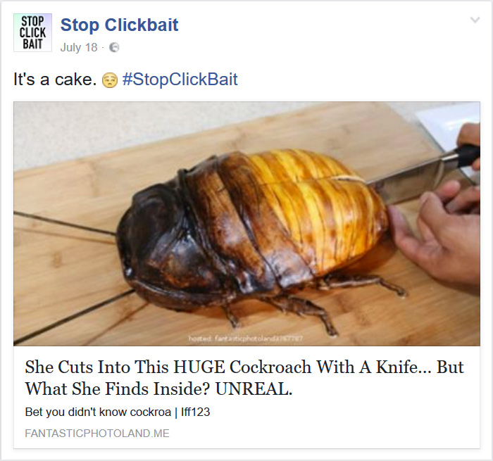 StopClickBait Is Deemed To Rid The Net Of Click Baits.
