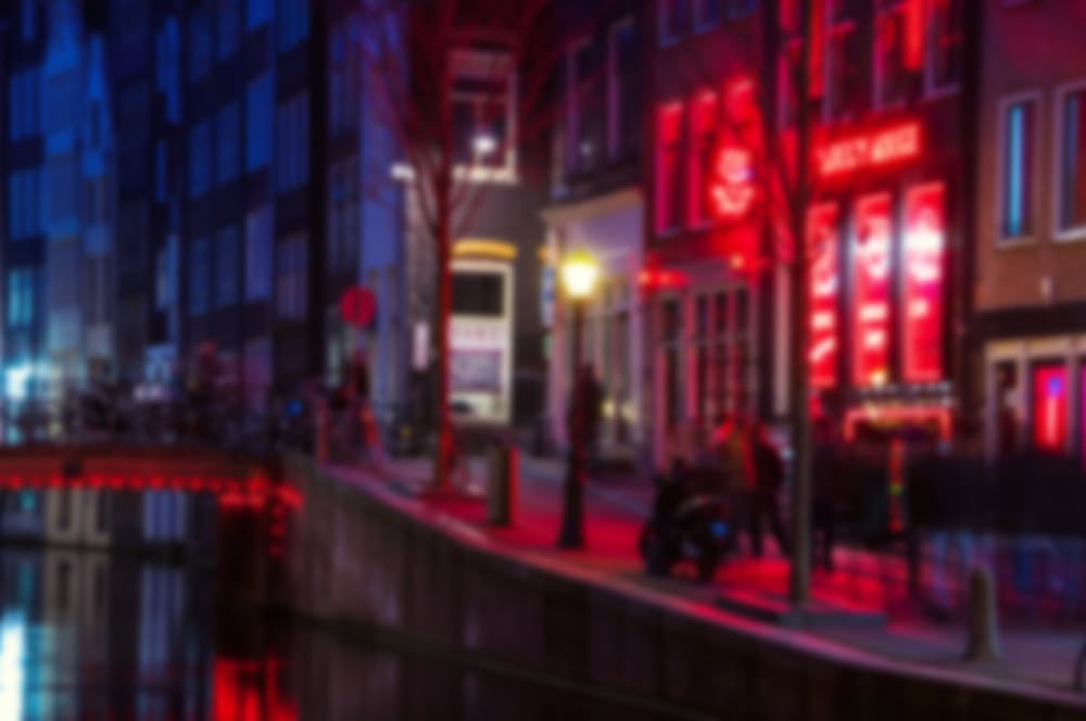 You know why is there blue light in Red Light District? The light means the prostitute is a man, simple as that.