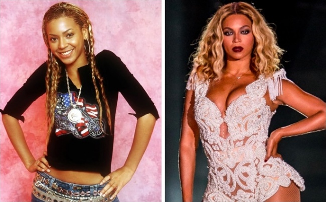 pop stars before and after