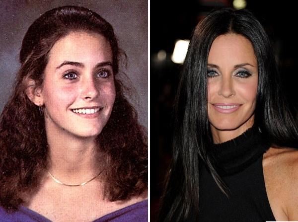 celebrities when they were young and now