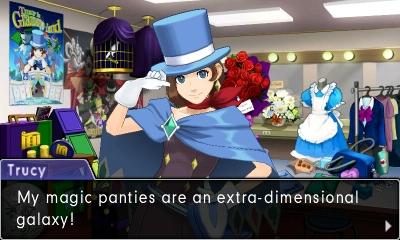 trucy phoenix wright gif - Trucy My magic panties are an extradimensional galaxy!