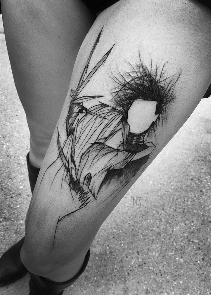 27 Great Black And Gray Tattoos That Prove Less Is More
