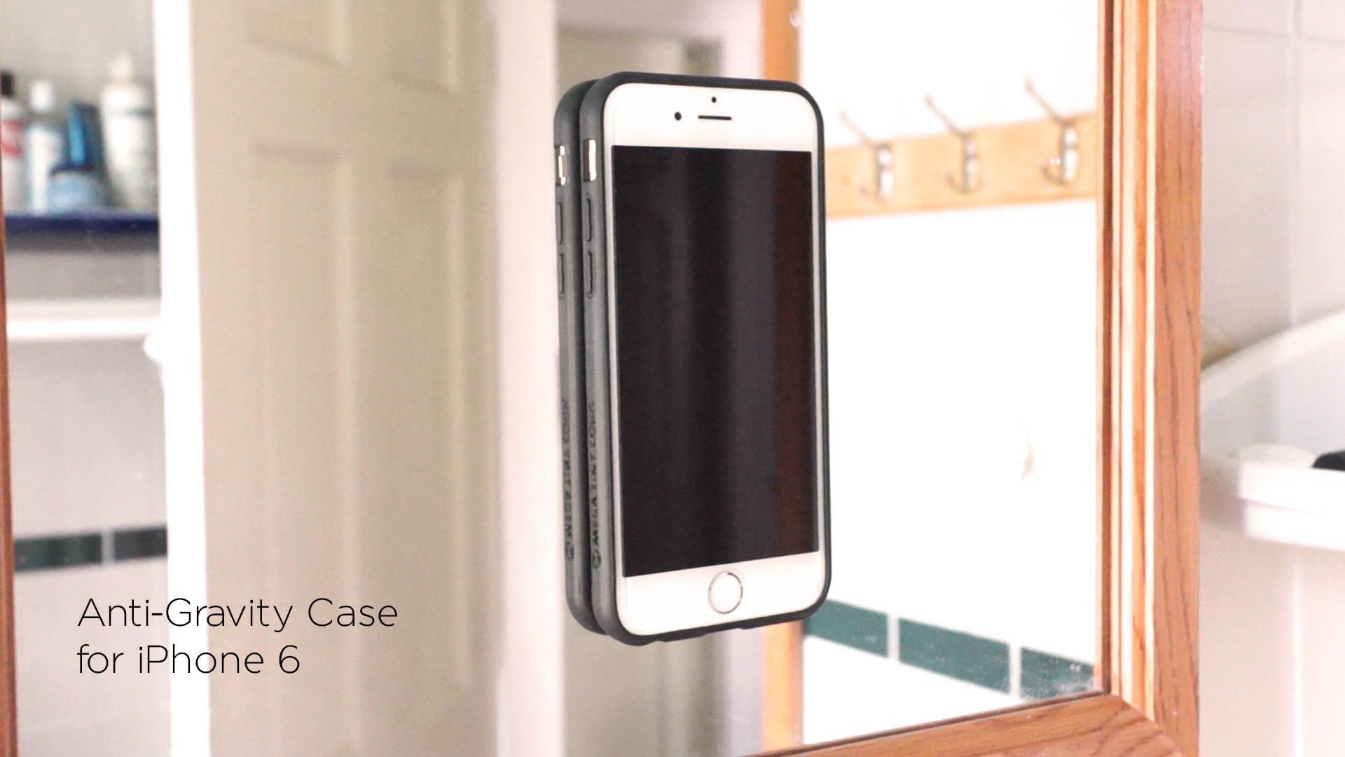 NANOK Anti-Gravity Phone Case - $14 A phone case that uses nano-material to stick to walls, glass, etc.