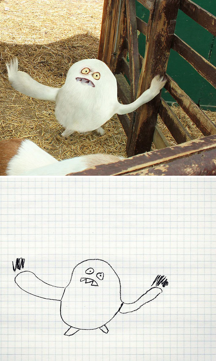 dad turns his 6 year olds drawings into reality