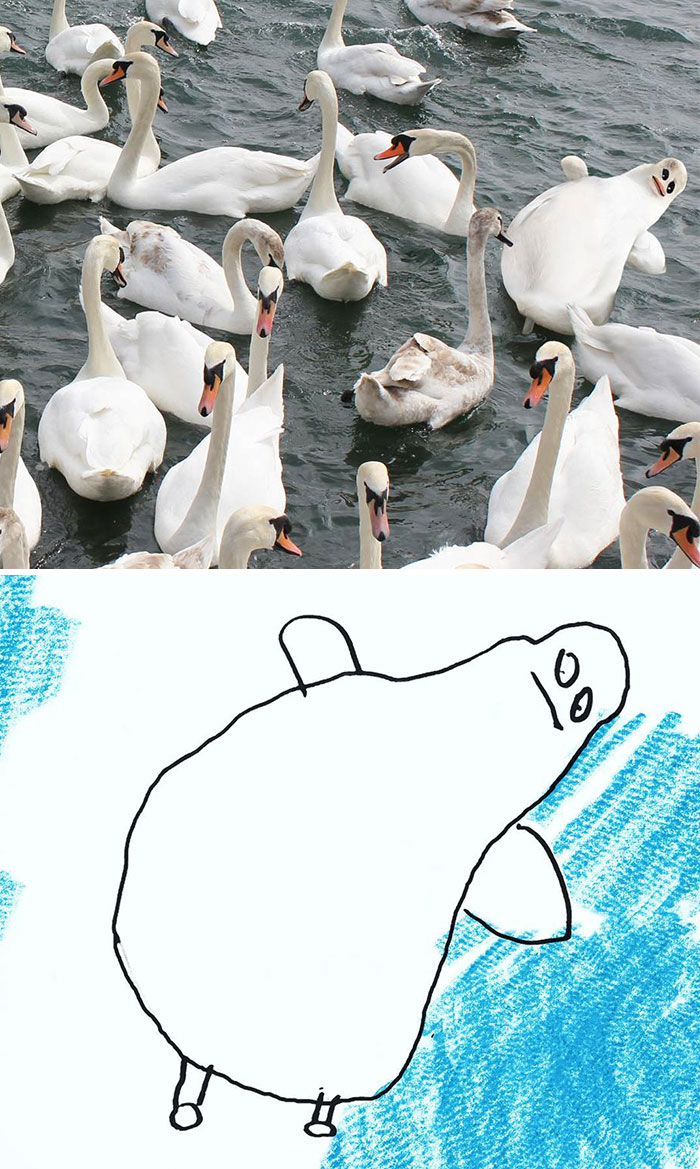 dad turns his 6 year old son's drawings into reality