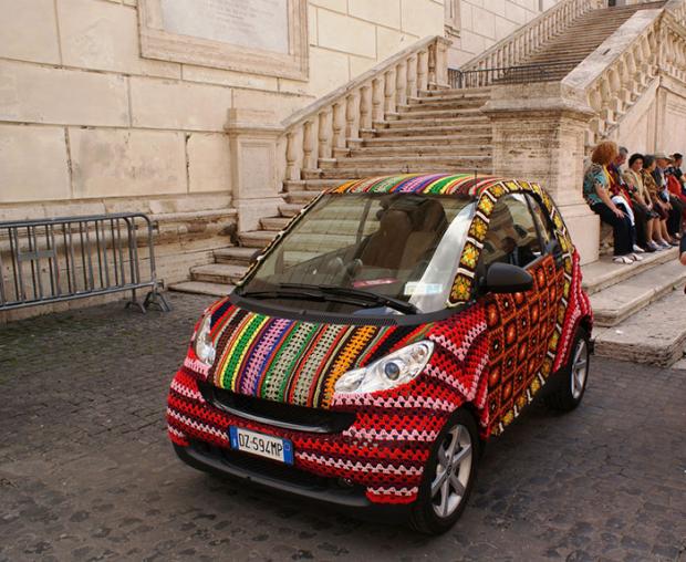 crochet car - W Een 27657