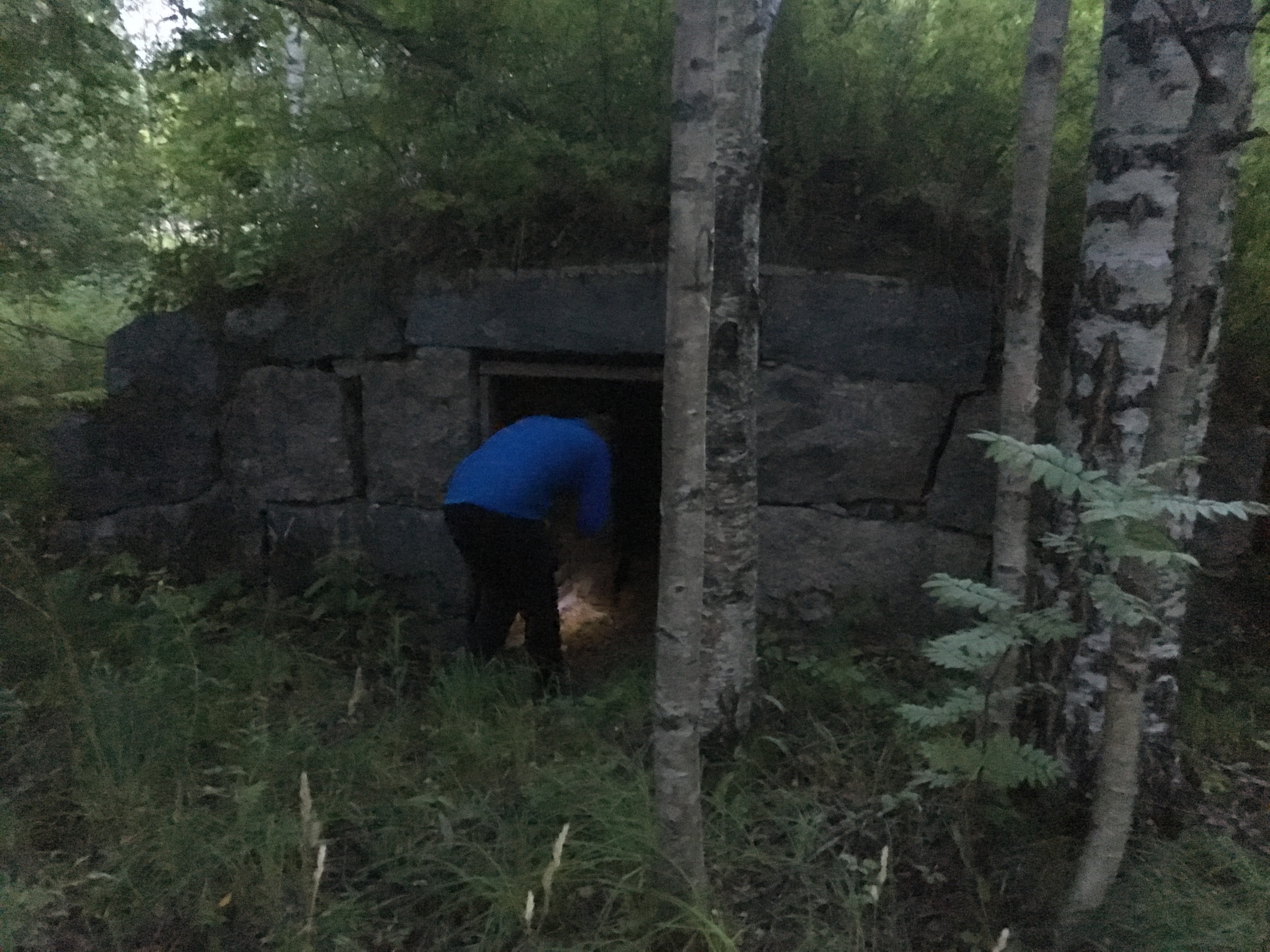 The property also has a root cellar!