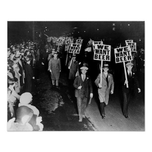 "We Want Beer!", Prohibition Protest, 1931.