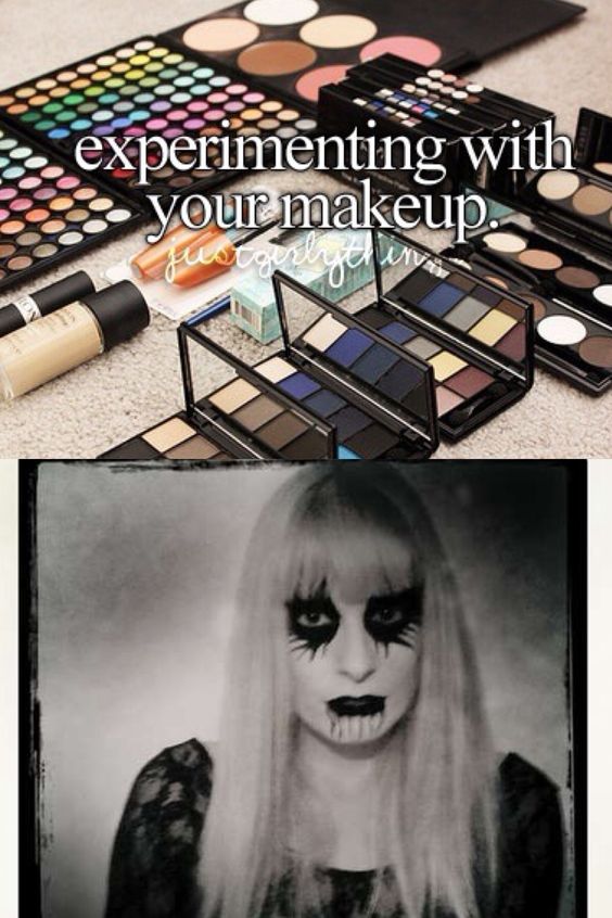 justgirlythings dark - experimenting with your makeup. guerre