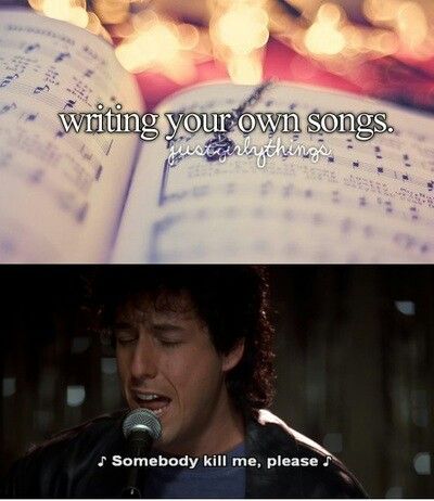 just girly things parody - writing your own songs. Somebody kill me, please