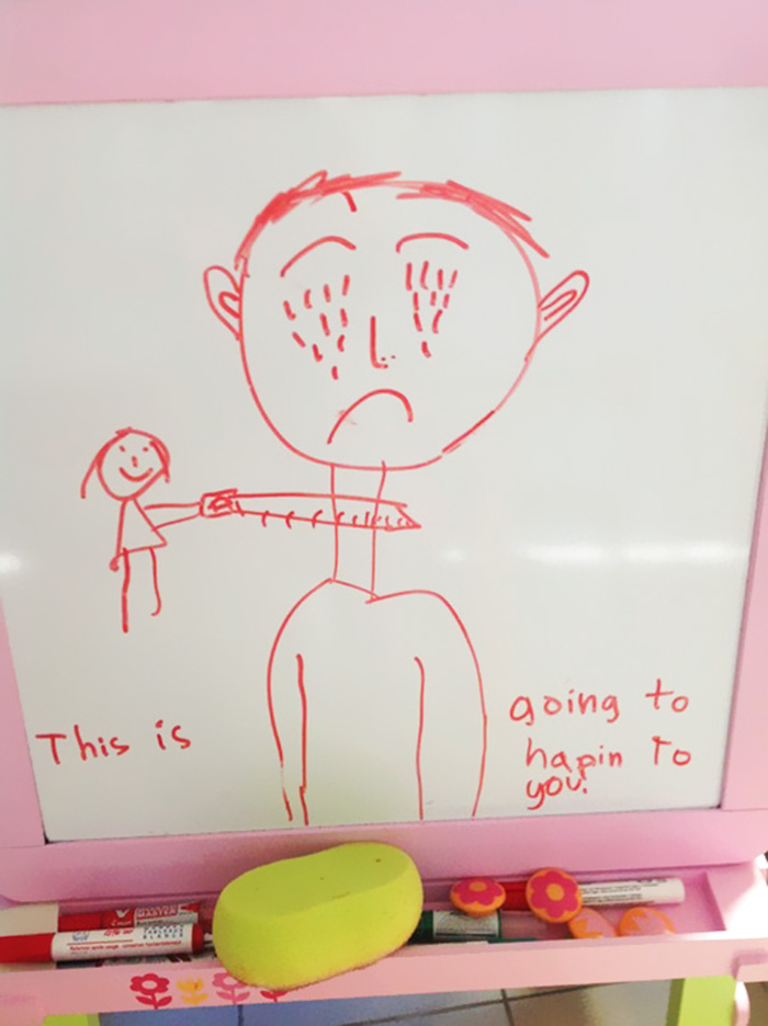 13 Unsettling Children Drawings That Will Creep You Out Creepy