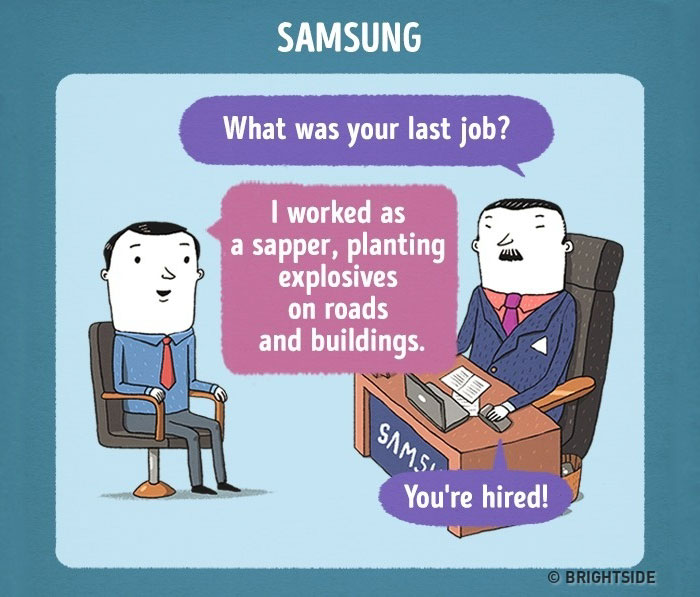 What Job Interviews Would Look Like At Famous Companies