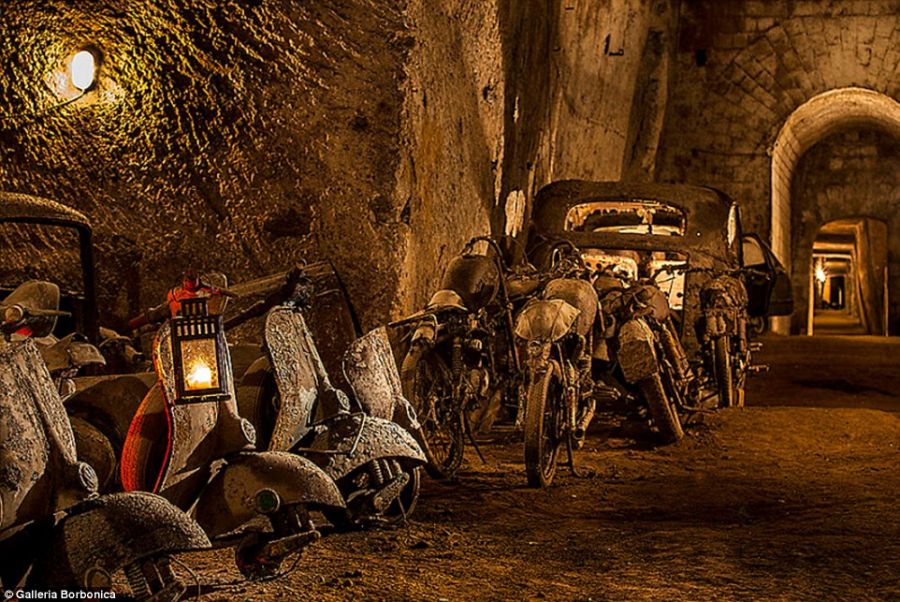 As you can see the tunnels are full of cars, bikes and scooters.