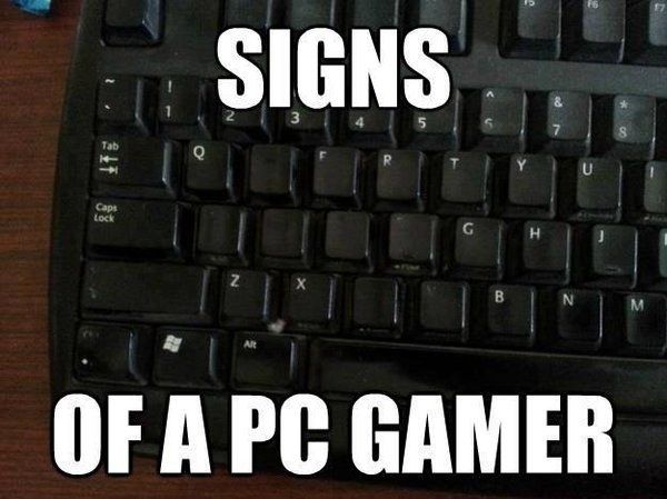 gamer funny - Cl Signs Caps Lock _OF A Pc Gamer