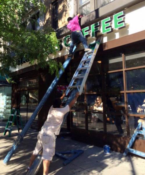 safety fail dumb construction ladder - Sfee